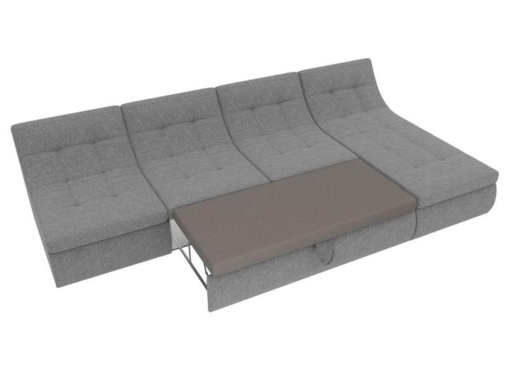 Модульный раскладной диван Холидей, Серый (рогожка) в Магадане - изображение 6