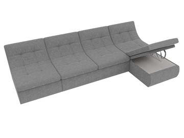 Модульный раскладной диван Холидей, Серый (рогожка) в Магадане - предосмотр 7