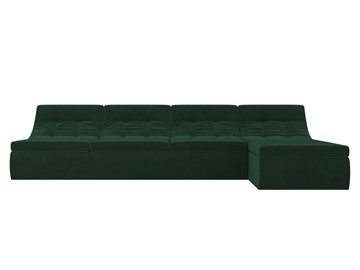 Модульный раскладной диван Холидей, Зеленый (велюр) в Магадане - предосмотр 3