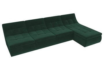 Модульный раскладной диван Холидей, Зеленый (велюр) в Магадане - предосмотр 5