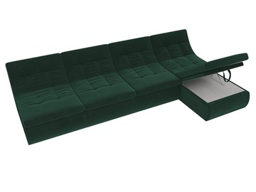 Модульный раскладной диван Холидей, Зеленый (велюр) в Магадане - предосмотр 6