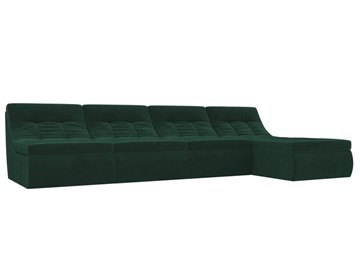 Модульный раскладной диван Холидей, Зеленый (велюр) в Магадане - предосмотр