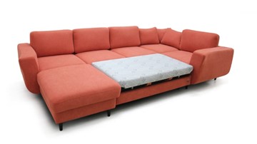 Модульный диван Томас с широкими подлокотниками и пуф-столик с подъемным механизмом в Магадане - предосмотр 4