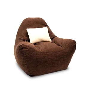 Кресло-мешок Эдем, рогожка орион, коричневый в Магадане - предосмотр