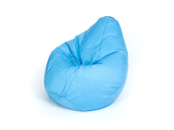 Кресло-мешок Хоум большое, голубое в Магадане - изображение