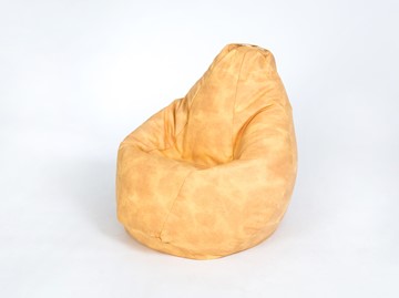 Кресло-мешок Груша большое, жаккард, песок в Магадане