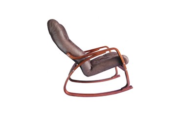 Кресло-качалка Гранд, замша шоколад в Магадане - предосмотр 1