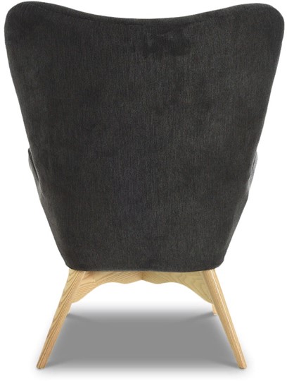 Кресло 917  графит, HE492-10 /ноги ясень-01 в Магадане - изображение 3