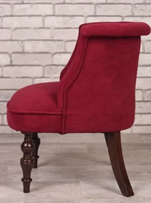Кресло Бархат (бордовый/темно-коричневый) в Магадане - предосмотр 1