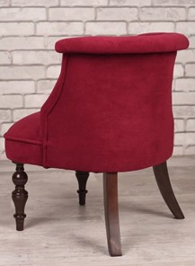 Кресло Бархат (бордовый/темно-коричневый) в Магадане - предосмотр 2