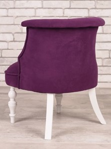 Кресло Бархат (фиолетовый/белый) в Магадане - предосмотр 2