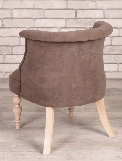 Кресло Бархат (серо-коричневый/беленый дуб) в Магадане - изображение 3