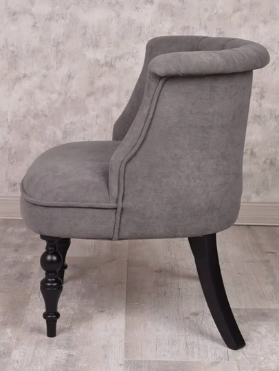 Кресло Бархат (серый бархат/венге) в Магадане - изображение 2