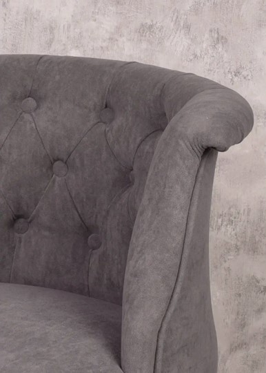 Кресло Бархат (серый бархат/венге) в Магадане - изображение 4