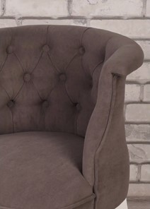 Кресло Бархат (серый/белый) в Магадане - предосмотр 2