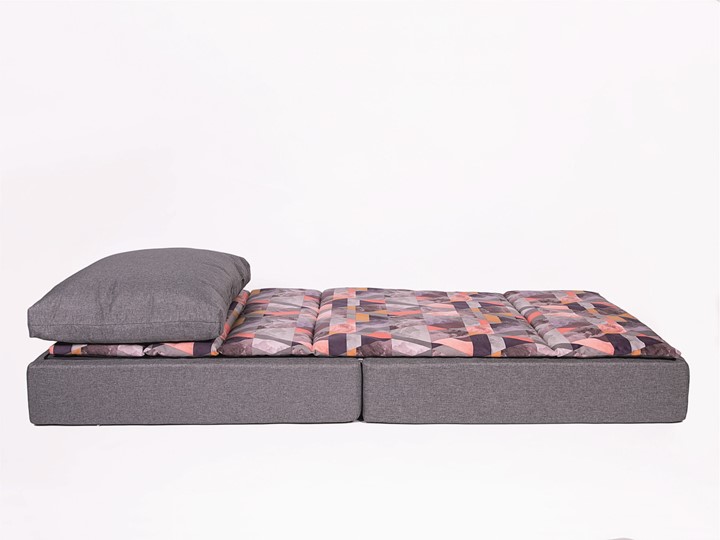 Бескаркасное кресло-кровать Харви, серый - квадро в Магадане - изображение 1