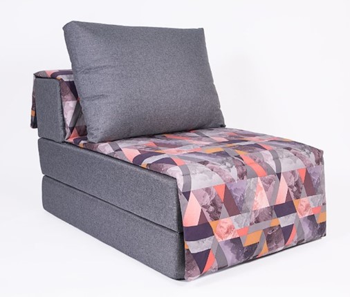 Бескаркасное кресло Харви, серый - сноу манго в Магадане - изображение