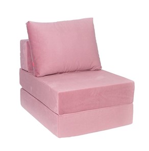 Бескаркасное кресло Окта, велюр пыльная роза в Магадане - предосмотр