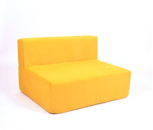 Кресло Тетрис 100х80х60, желтое в Магадане - изображение