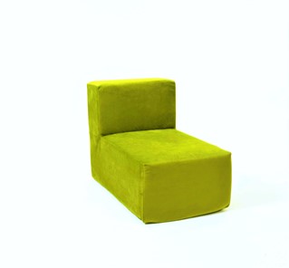 Кресло бескаркасное Тетрис 50х80х60, зеленый в Магадане