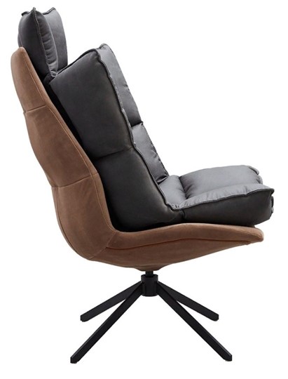 Кресло DC-1565G Brown / ноги металл в Магадане - изображение 1