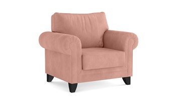 Кресло для отдыха Орландо, велюр аватар розовый 305 в Магадане