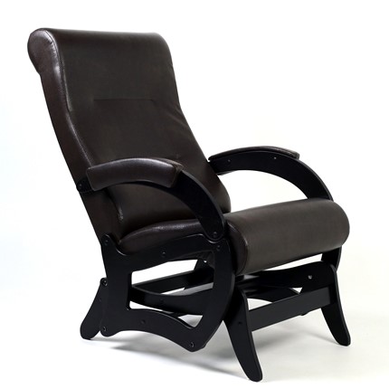 кресло-глайдер с маятниковым механизмом 35-К-В экокожа в Магадане - изображение