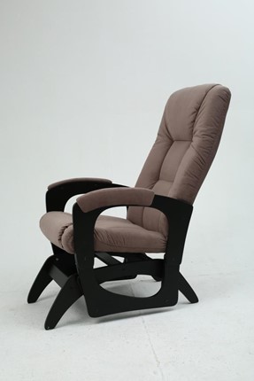 Кресло-качалка Леон маятниковая, ткань AMIGo кофе с молоком 29-Т-КМ в Магадане - изображение