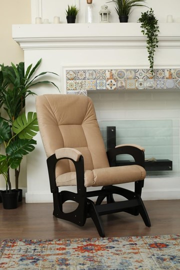 Кресло-качалка Леон маятниковая, ткань AMIGo песок 29-Т-П в Магадане - изображение 3