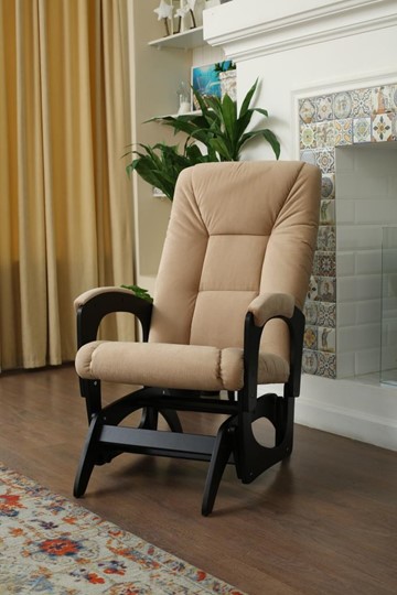 Кресло-качалка Леон маятниковая, ткань AMIGo песок 29-Т-П в Магадане - изображение 4