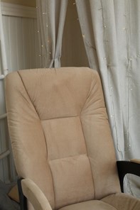 Кресло-качалка Леон маятниковая, ткань AMIGo песок 29-Т-П в Магадане - предосмотр 7