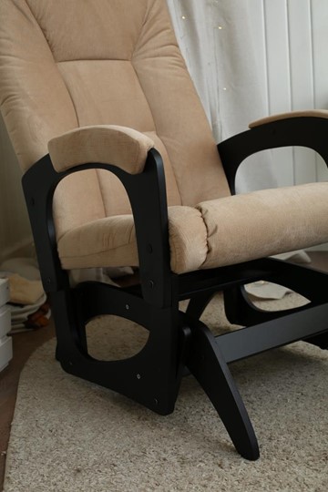 Кресло-качалка Леон маятниковая, ткань AMIGo песок 29-Т-П в Магадане - изображение 8