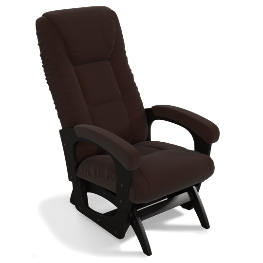 Кресло-качалка Леон маятниковая, ткань AMIGo шоколад 29-Т-Ш в Магадане - изображение 1