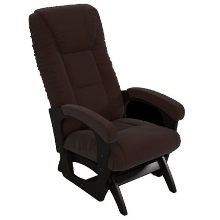 Кресло-качалка Леон маятниковая, ткань AMIGo шоколад 29-Т-Ш в Магадане - изображение