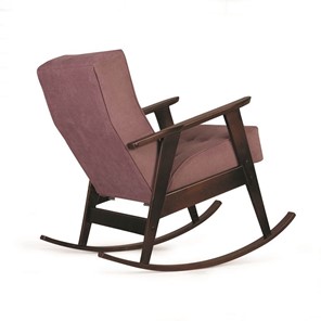 Кресло-качалка Ретро (темный тон / 08 - розовый) в Магадане - предосмотр 1