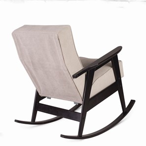 Кресло-качалка Ретро (венге / 02 - светло-серый) в Магадане - предосмотр 2