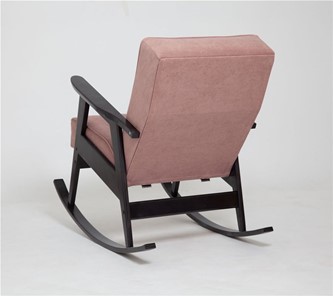 Кресло-качалка Ретро (венге / RS 12 - розовый) в Магадане - предосмотр 1