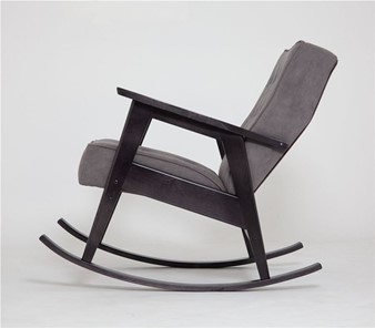 Кресло-качалка Ретро (венге / RS 15 - темно-серый) в Магадане - предосмотр 2