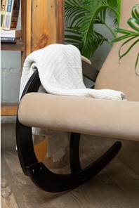 Кресло-качалка в гостиную Корсика, ткань Amigo Beige 34-Т-AB в Магадане - предосмотр 5