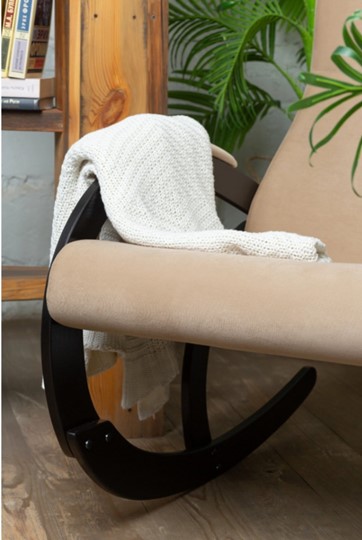 Кресло-качалка в гостиную Корсика, ткань Amigo Beige 34-Т-AB в Магадане - изображение 5
