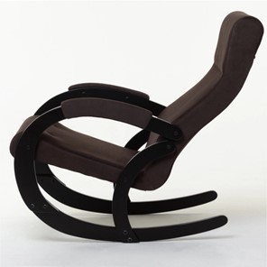 Кресло-качалка в гостиную Корсика, ткань Amigo Coffee 34-Т-AC в Магадане - предосмотр 1