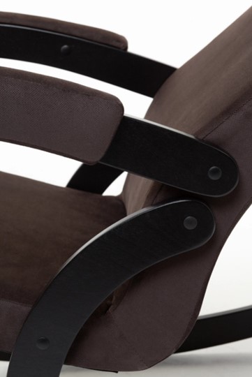 Кресло-качалка в гостиную Корсика, ткань Amigo Coffee 34-Т-AC в Магадане - изображение 5