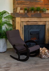 Кресло-качалка в гостиную Корсика, ткань Amigo Coffee 34-Т-AC в Магадане - предосмотр 9