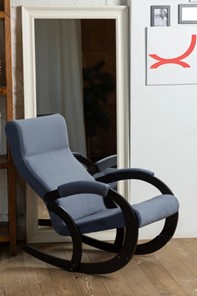 Кресло-качалка Корсика, ткань Amigo Navy 34-Т-AN в Магадане - предосмотр 8