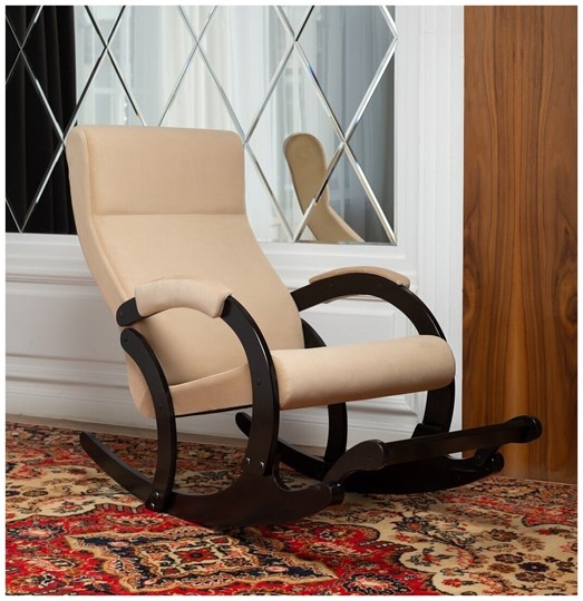 Кресло-качалка Марсель, ткань Amigo Beige 33-Т-AB в Магадане - изображение 6