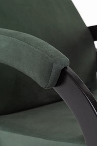Кресло-качалка в гостиную Марсель, ткань Amigo Green 33-Т-AG в Магадане - предосмотр 4