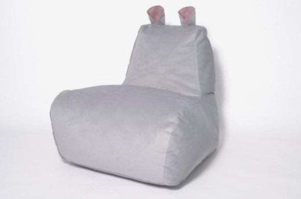 Кресло-мешок Бегемот серый в Магадане - изображение