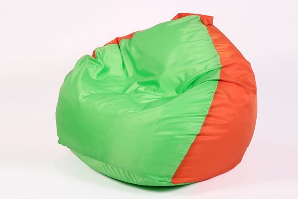 Кресло-мешок Кроха, салатово-оранжевый в Магадане - изображение