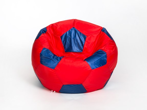 Кресло-мешок Мяч малый, красно-синий в Магадане - изображение