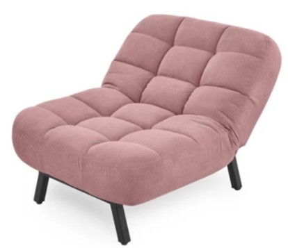 Кресло на ножках Абри опора металл (розовый) в Магадане - изображение